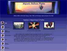 Tablet Screenshot of majesticballoonflights.com